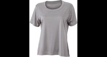 James and Nicholson Vrouwen/dames Actieve Tee (Lichtgrijs Melange)
