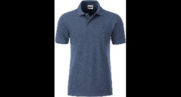 James and Nicholson Heren Basis Polo (Licht Denimmelange)