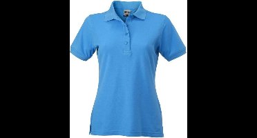 James and Nicholson Dames/dames Werkkleding Poloshirt (Aqua)