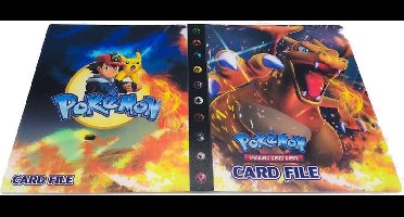 Pokemon Kaarten Verzamel Map - Voor 240 Kaarten - Ash Ketchum - Pikachu - Charizard