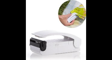 InnovaGoods® Mini Bag Sealer - Hand Sealer - Sealer Apparaat - Seal Plastic - Sealer Apparaat voor zakjes - Sealapparaat - Sealmachine - Met Magneet