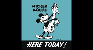 DISNEY MICKEY MOUSE 90 - Art Collector Print 30x30 cm