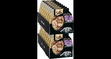 Sheba Kattenvoer - Filets - Garnaal & Oceaanvis & Kip in saus - 16x60g