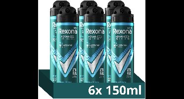 Rexona - Anti-Transpirant Spray - Men Advanced Protection - 6 x 150 ml