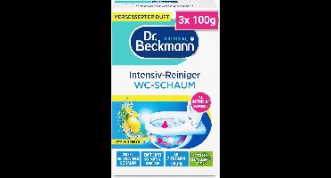 Dr. Beckmann Intensive Toilet Foam Cleaner – Zelfactief Schuim – 3 x 100 g