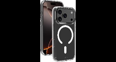 BeHello iPhone 17 Pro Clear case met magnetische ring transparant