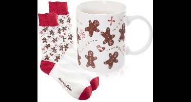 Mok en Sokken 350 ml - Koffiemok - Theebeker - Koffie - Beker