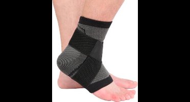 Enkelbrace - Enkel Bandage - Voet Brace - Neopreen - Universeel - Maat M - Zwart