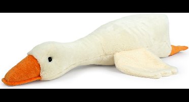 Speelgoed Knuffel - Sierkussen - Gans Fredy - Champagne