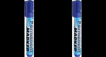 Centrum 12 Permanent marker blauw ronde punt 80467