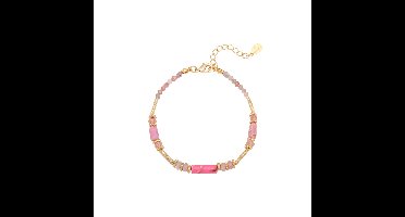 Yehwang | armbandje | Steentjes | Roze