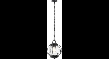 Landelijke Hanglamp - Steady Lighting - Metaal - Landelijk - E27 - L: 27.9cm - Voor Buiten - Woonkamer - Eetkamer - Zwart