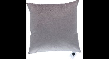Arti Casa Sierkussen - Binnenkussen 45x45 cm - Velvet Kussen met Kussensloop - Wasmachinebestendig - Woondecoratie Woonkamer en Slaapkamer - Donkergrijs