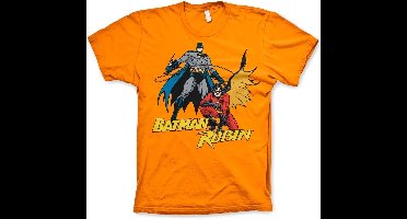 Batman & Robin T-shirt oranje