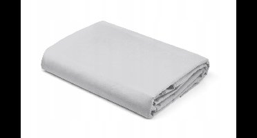 Dekbedovertrek Satin 120x200 Zilver Effen Pure - Zacht & Glanzend