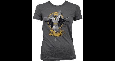 Batman Zamm! Girly T-shirt voor dames, donkergrijs