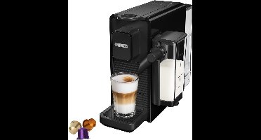 Princess Capsule Koffiemachine met Melkopschuimer - 249455 – Geschikt voor Nespresso – 20 Bar – Espresso, Cappuccino & Latte – Compact – Automatisch Melksysteem - 1400 W