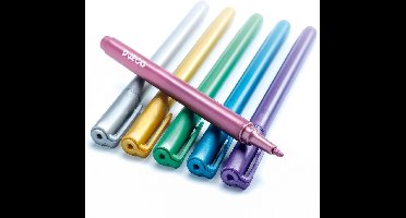 Djeco - Djeco 6 Metallic Stiften