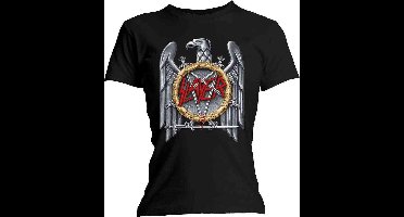 Slayer - Silver Eagle Dames T-shirt - L - Zwart