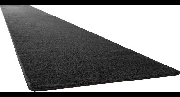 Tapijt loper Antares- 100 x 1500 cm- Zwart