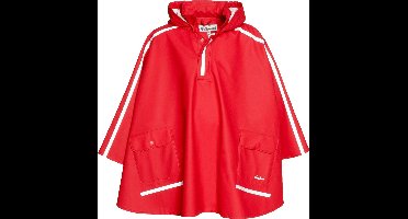 Playshoes Regenponcho Kinderen - Rood - Maat 140