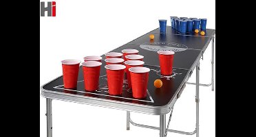 Hi Beerpong tafel - Inklapbaar - Makkelijk meemenem - 30kg - 240 x 64 x 54 cm