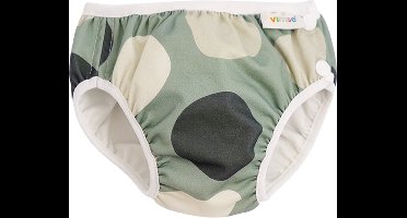 Vimse Green Shapes - Wasbare Zwemluier - Maat L - Waterpret - OEKO-TEX® Standard 100 - Kleurrijk