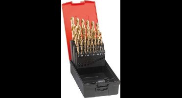 Spir.bor.set Type N profielgesl. HSS TiN DIN 338 1-13,0mm In kunststofkoffer 25 stk.
