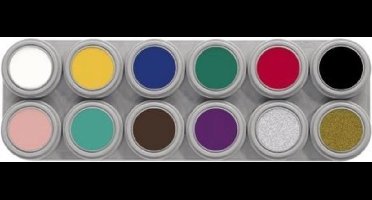 Grimas Waterschmink Pure Make-Up - 12 Palette A - Voor gezichten en lichaam