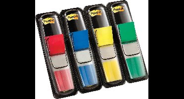 Post-it® Index Small - Standaard Dispenser - Rood, Blauw, Geel, Groen