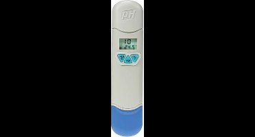 Velleman PH-meter, waterbestendig IP67, dubbele display, temperatuur in °C/°F, data hold, compact
