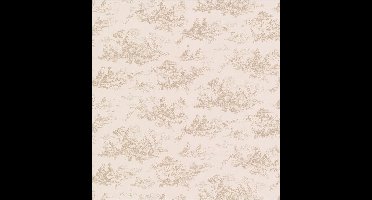 Dollhouse 3 Zaria Toile beige  behang (vlakvinyl, beige)