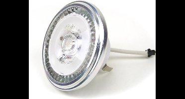 Groenovatie LED Spot AR111/G53 Fitting - 15W - Warm Wit - 35˚ - Incl. Driver - Chroom
