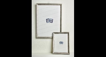 GB Diep Houten Fotolijst – Fotoformaat 13 x 18 – Zilveren Kleur