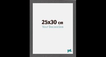Your Decoration - Fotolijst 25x30 cm - MDF - Antraciet - Mura