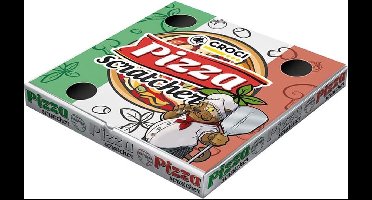 Croci Pizza Scratcher - Krabkarton Kat - met Catnip - 40 x 40 x 5 cm