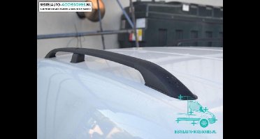 Roofrails Aluminium Grijs & Zwart | Citroën Jumpy 2016+ | Peugeot Expert 2016+ | Toyota ProAce 2016+ | Opel Vivaro 2019+ | Fiat Scudo 2021+ | Deuren