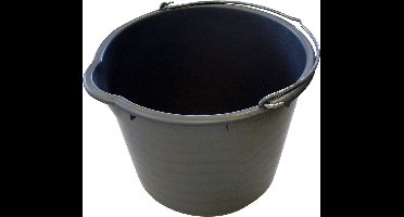Gripline EMM00120-0811 Bouwemmer - 12L - Zwart
