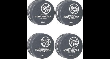 Red one Black Hair Wax| Haarwax| Haargel| Gel| Aqua wax| Zwarte Aqua haarwax| 4 stuks| 4 pieces