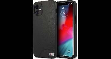 BMW M-Line Smooth Back Cover - Geschikt voor Apple iPhone 12 Mini - Zwart