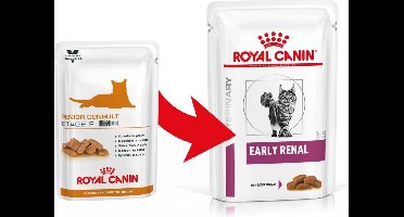 Royal Canin Senior Consult-Stage 2 - Maaltijdzakjes - vanaf 7 jaar - Kattenvoer - 12 x 100 g