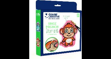 Diamond Painting Hobbypakket Kinderen - Portemonnee - aapje