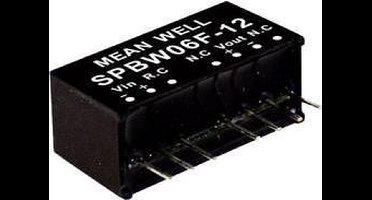 Mean Well SPBW06F-05 DC/DC-convertermodule 1200 mA 6 W Aantal uitgangen: 1 x
