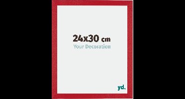 Your Decoration - Fotolijst 24x30 cm - MDF - Rood - Mura