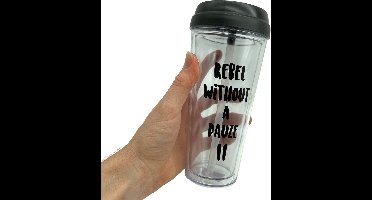 Power Escorts Herbruikbare Sport Beker 500ml Hard Plastic Rebel Without Pauze II 1 Stuk