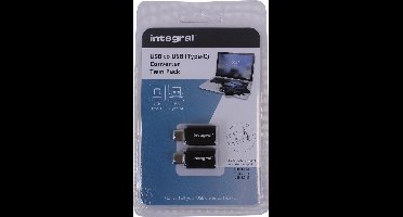 Adapter Integral 3.1 USB-A naar USB-C 2 stuks