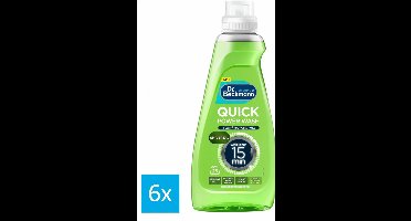 6 x Dr. Beckmann Quick Power Wash Universal – 800 ml – Anti-Grauw Effect – Snelle Krachtige Reiniging voor Witte & Gekleurde Was