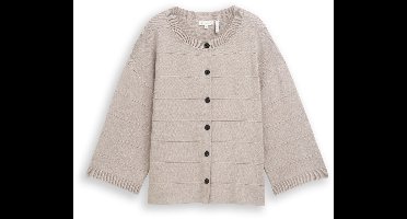 Tom Tailor - Losvallend vest - Maat L - dark clouds grey melange