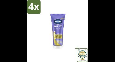 Vaseline – Gluta-Hya Serum – Overnight Radiance – 200 ml - Voordeelverpakking - 4 stuks - Huidherstel - Huidverzorging