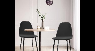 Stoelhoes - Stoelhoezen - Afneembare Wasbare Stoelbekleding met Rugleuning voor Thuis Hotel Restaurant Feest - Set van 6 - Donkergrijs-C - 46D x 45B x 43H centimeter